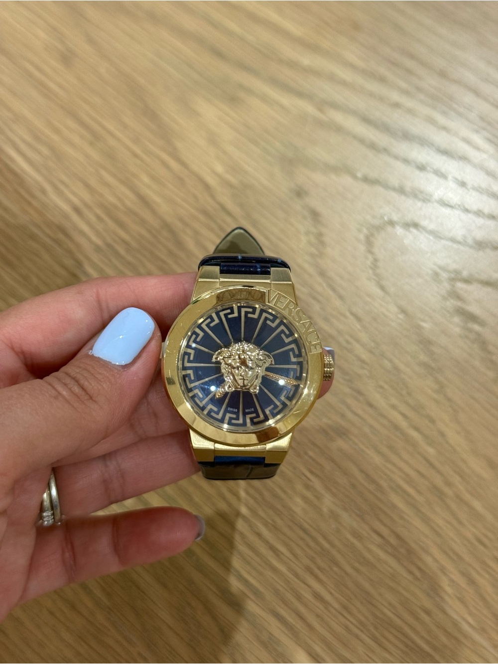 Versace Gold and Black Medusa Unisex Watch